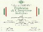 CH. QUINTESSENZA DELLA VOLPE BIANCA; Ripr. Selez. Enci; Campione Italiano; Campione Sociale 2015; Campione Riproduttore; CAE1; Ripr.; BOS Raduno ATAVI Forlì 2014; BOS Raduno Razze Italiane Paestum 2014