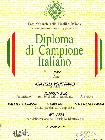 CH. ASIA DELLA VOLPE BIANCA; Ripr. Selez. Enci; CH It; CH Int; CH Mond. 2012; CH. Mond. 2015; CH Ripr; CH. Soc; Caput Mundi 2015; Top Dog 2015